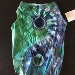 Hand dyed dog tshirt xxL